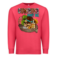 Cardinal cowboys don't die Premium Sweatshirt - AdoDesignShop