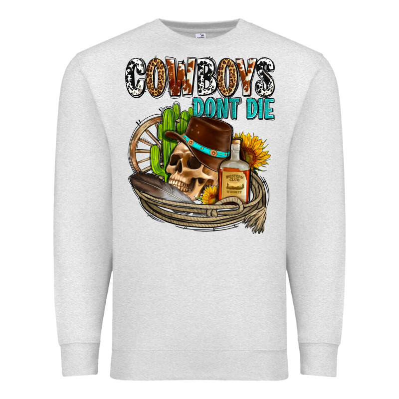 Cowboys Don't Die Premium Sweatshirt by AdoDesignShop | Teevron