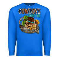 True Royal cowboys don't die Premium Sweatshirt - AdoDesignShop