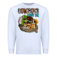 White cowboys don't die Premium Sweatshirt - AdoDesignShop