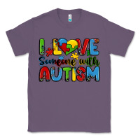 Lavender i love someone with autism Classic Tee - Zillion Design Studio