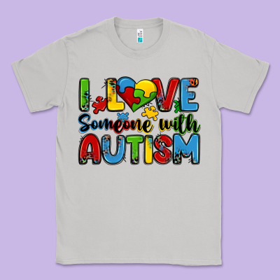 I Love Someone With Autism Classic Tee Designed By Zillion Design Studio