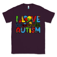 Plum i love someone with autism Classic Tee - Zillion Design Studio