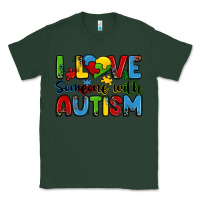 Sports Green i love someone with autism Classic Tee - Zillion Design Studio