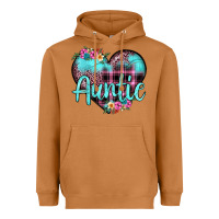Meerkat auntie leopard turquoise heart Heavyweight Hoodie - JahusDesignShop