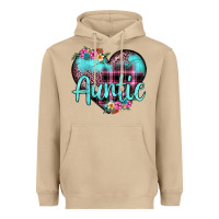 Mushroom auntie leopard turquoise heart Heavyweight Hoodie - JahusDesignShop