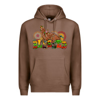 Chestnut blessed afro woman hands Premium Hoodie - AdoDesignShop