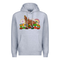 Heather Grey blessed afro woman hands Premium Hoodie - AdoDesignShop