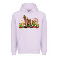 Lilac blessed afro woman hands Premium Hoodie - AdoDesignShop