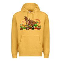Mustard blessed afro woman hands Premium Hoodie - AdoDesignShop