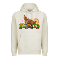 Oatmeal Heather blessed afro woman hands Premium Hoodie - AdoDesignShop