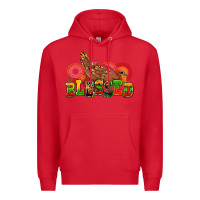 Red blessed afro woman hands Premium Hoodie - AdoDesignShop