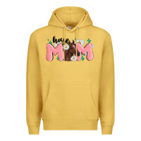 Antique Gold horse mom Premium Hoodie - MaliasSmallBusiness