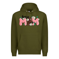 Army Green horse mom Premium Hoodie - MaliasSmallBusiness