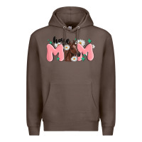 Coffee horse mom Premium Hoodie - MaliasSmallBusiness