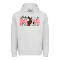 Dove Grey horse mom Premium Hoodie - MaliasSmallBusiness