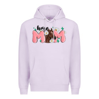 Lilac horse mom Premium Hoodie - MaliasSmallBusiness