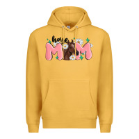 Mustard horse mom Premium Hoodie - MaliasSmallBusiness