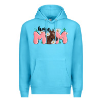 Ocean Blue horse mom Premium Hoodie - MaliasSmallBusiness