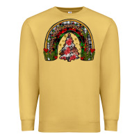 Antique Gold trees rainbow Premium Sweatshirt - JahusDesignShop