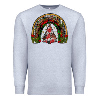Heather Grey trees rainbow Premium Sweatshirt - JahusDesignShop