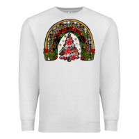 Oatmeal Heather trees rainbow Premium Sweatshirt - JahusDesignShop