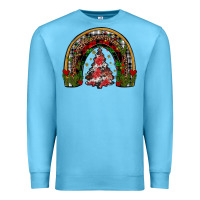 Ocean Blue trees rainbow Premium Sweatshirt - JahusDesignShop