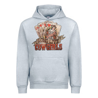 Heather Grey long live cowgirls cards Urban Hoodie - NancyCooperArtShop
