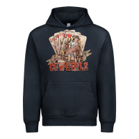 Navy long live cowgirls cards Urban Hoodie - NancyCooperArtShop