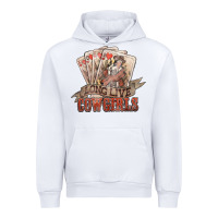 White long live cowgirls cards Urban Hoodie - NancyCooperArtShop