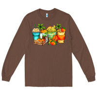 Chestnut mango farm fresh coffee cups Long Sleeve Tee - Zillion Design Studio
