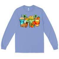 Colony Blue mango farm fresh coffee cups Long Sleeve Tee - Zillion Design Studio