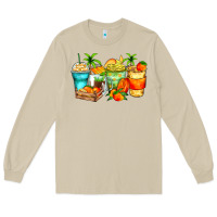 Mushroom mango farm fresh coffee cups Long Sleeve Tee - Zillion Design Studio