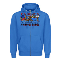 True Royal it's the guts and it's the glory a hundred stripes Zipper Hoodie - Zillion Design Studio
