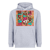 Heather Grey auntie heifer Heavyweight Hoodie - JahusDesignShop