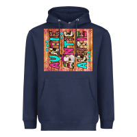 Navy auntie heifer Heavyweight Hoodie - JahusDesignShop
