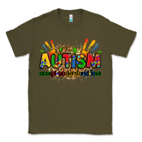Army Green autism accept understand love Classic Tee - Zillion Design Studio
