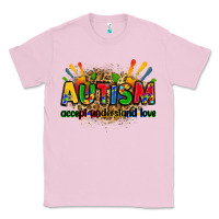 Bubblegum Pink autism accept understand love Classic Tee - Zillion Design Studio