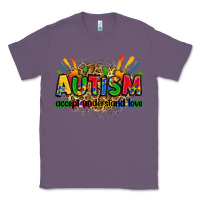 Lavender autism accept understand love Classic Tee - Zillion Design Studio