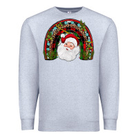 Heather Grey santa rainbow Premium Sweatshirt - JahusDesignShop