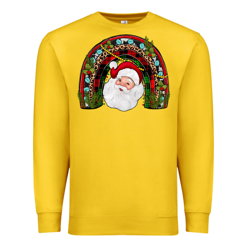 Santa Rainbow Premium Sweatshirt by JahusDesignShop | Teevron