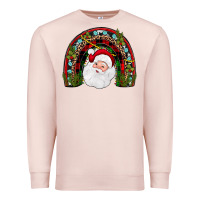 Pale Pink santa rainbow Premium Sweatshirt - JahusDesignShop