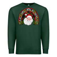 Sports Green santa rainbow Premium Sweatshirt - JahusDesignShop