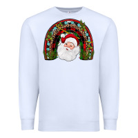 White santa rainbow Premium Sweatshirt - JahusDesignShop