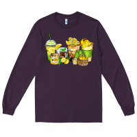 Plum lemon farm fresh coffee cups Long Sleeve Tee - Zillion Design Studio