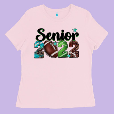 Football Senior 2022 Ladies Tee Designed By Barkaloodesign