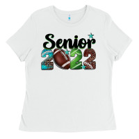 White football senior 2022 Ladies Tee - BarkalooDesign