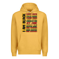 Mustard black history  month Premium Hoodie - MaliasSmallBusiness