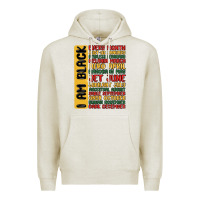Oatmeal Heather black history  month Premium Hoodie - MaliasSmallBusiness