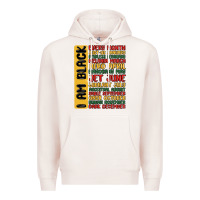 Pale Pink black history  month Premium Hoodie - MaliasSmallBusiness